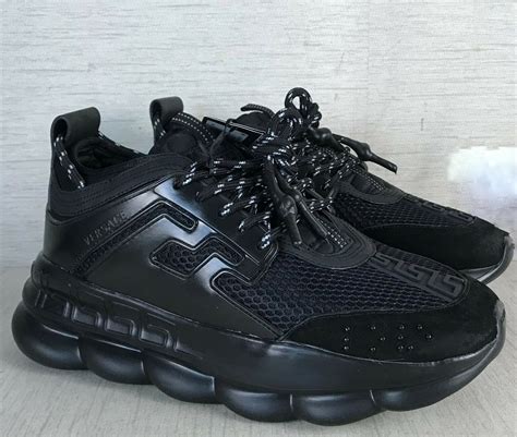 versace sneaker black replica|versace sneakers price.